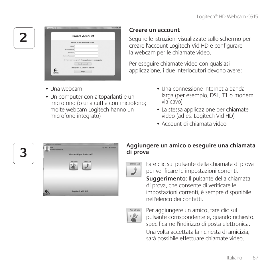 Logitech C615 User Manual | Page 67 / 172