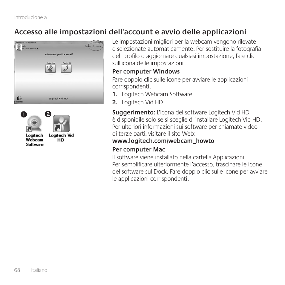 Logitech C615 User Manual | Page 68 / 172