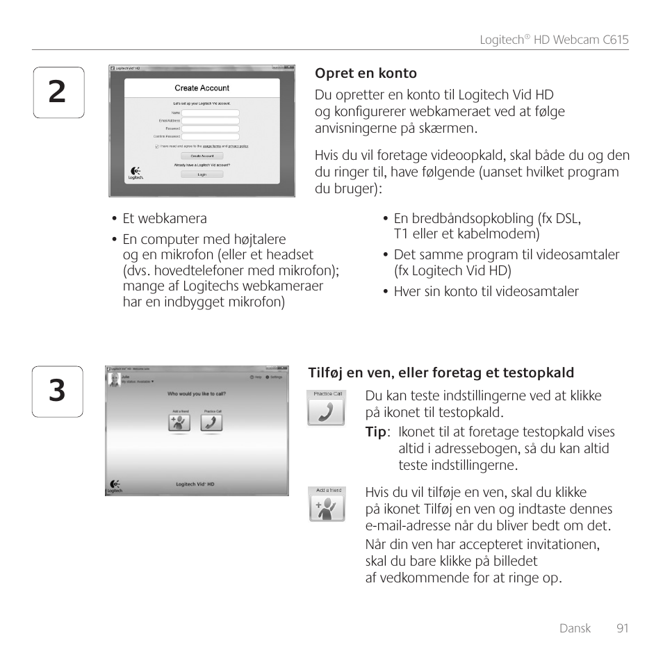 Logitech C615 User Manual | Page 91 / 172