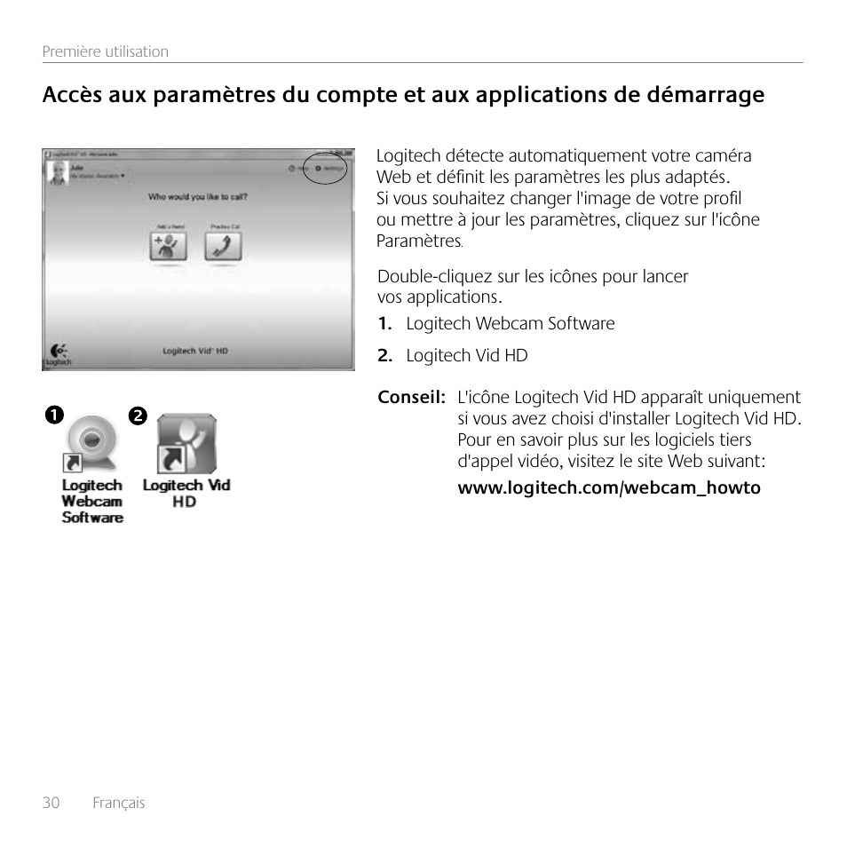 Logitech HD C525 User Manual | Page 30 / 48