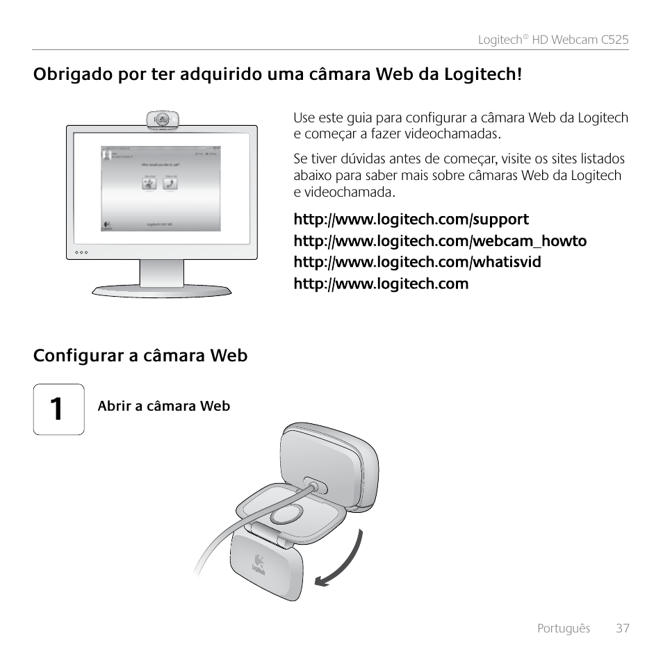 Logitech HD C525 User Manual | Page 37 / 48