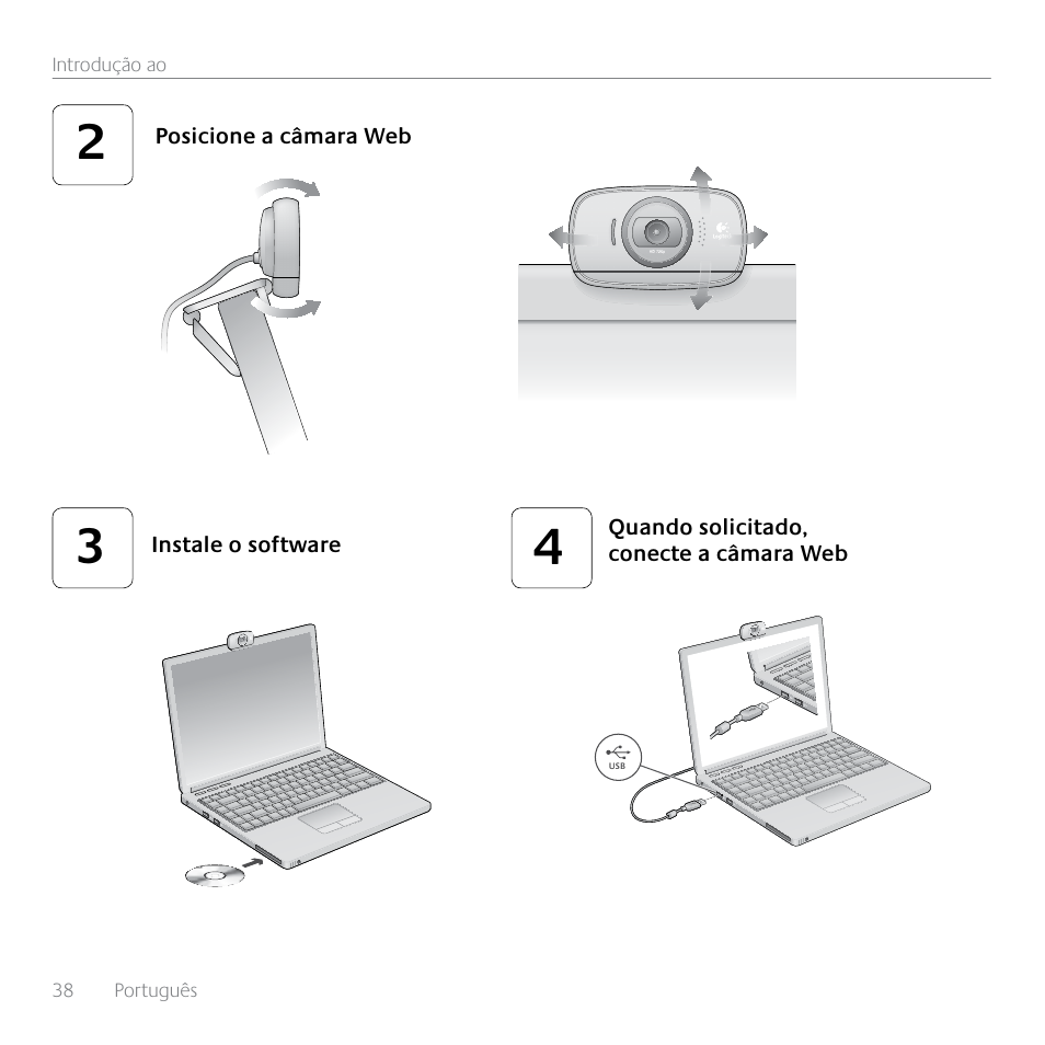 Logitech HD C525 User Manual | Page 38 / 48