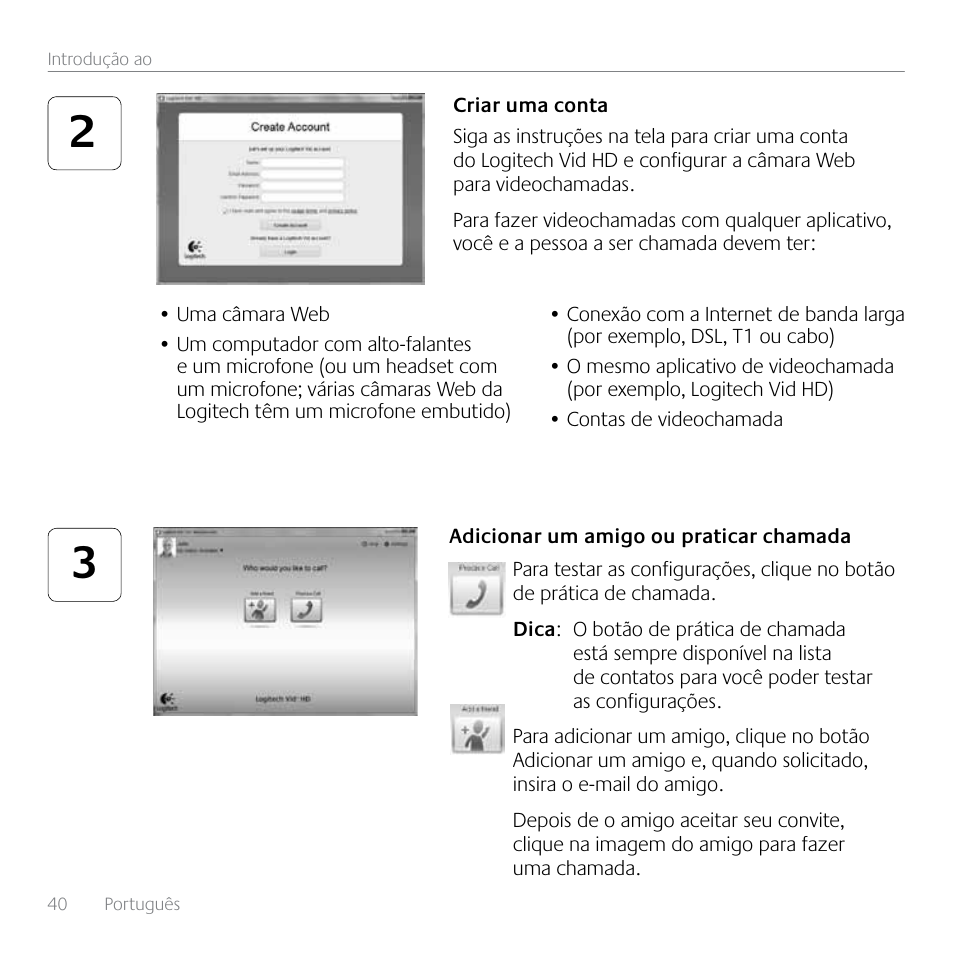 Logitech HD C525 User Manual | Page 40 / 48