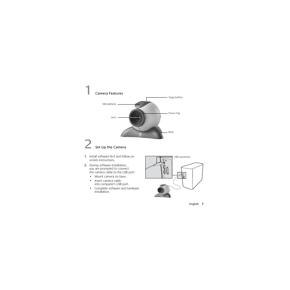 Logitech Webcam User Manual | Page 5 / 24