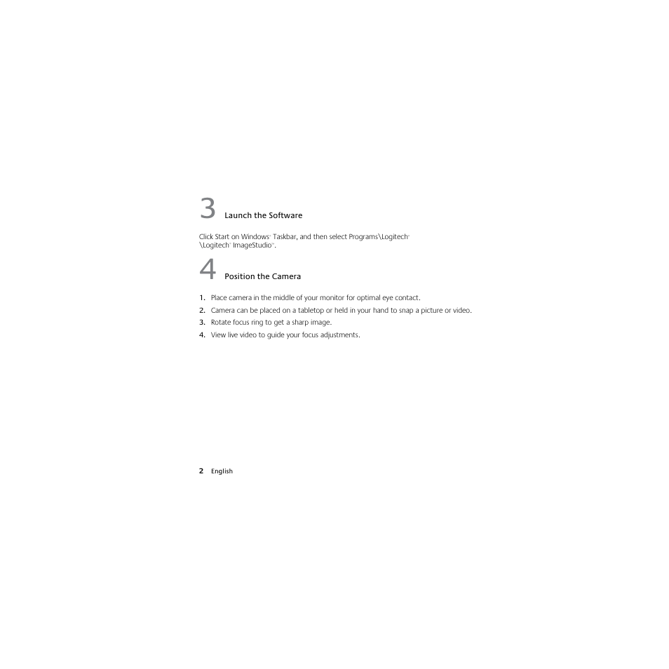 Logitech Webcam User Manual | Page 6 / 24
