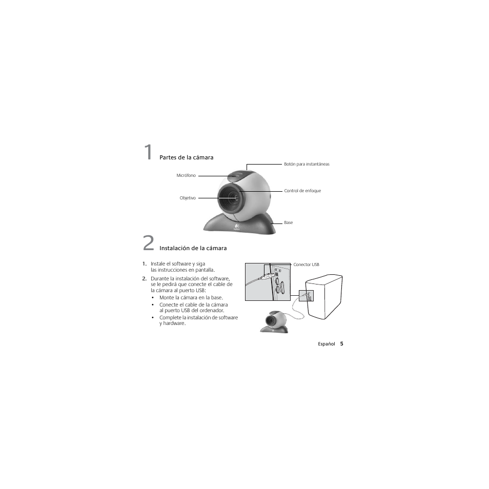 Logitech Webcam User Manual | Page 9 / 24
