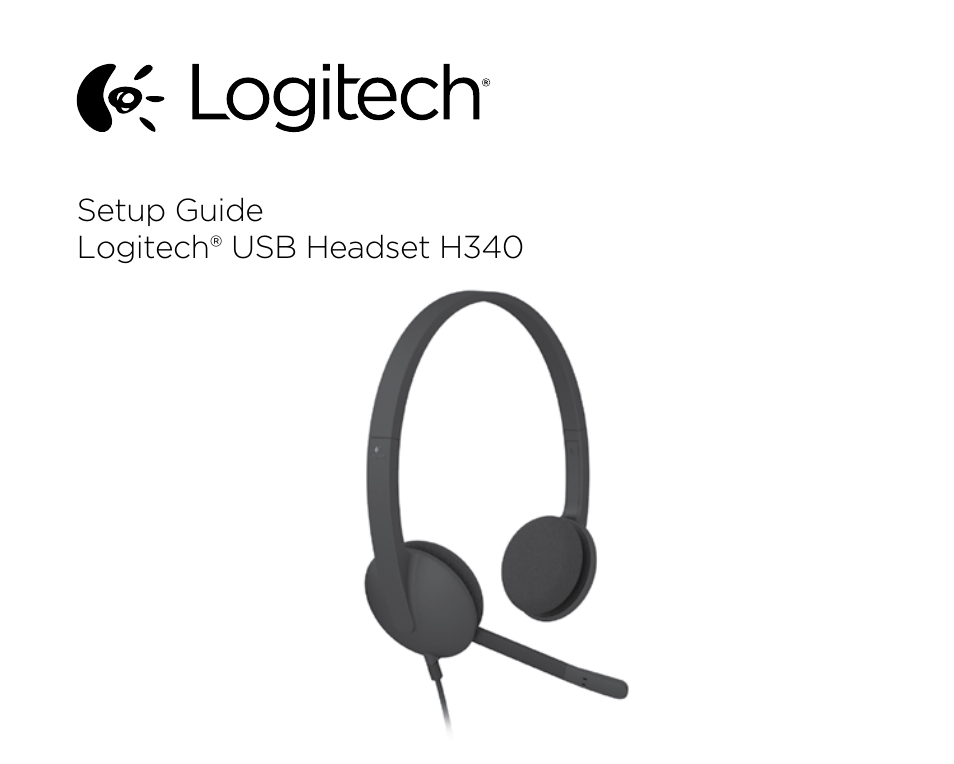 Logitech H340 User Manual | 59 pages