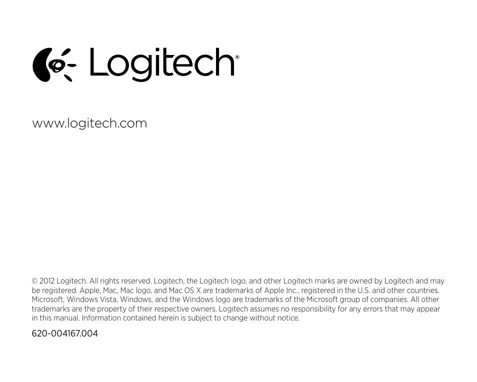 Logitech H340 User Manual | Page 59 / 59