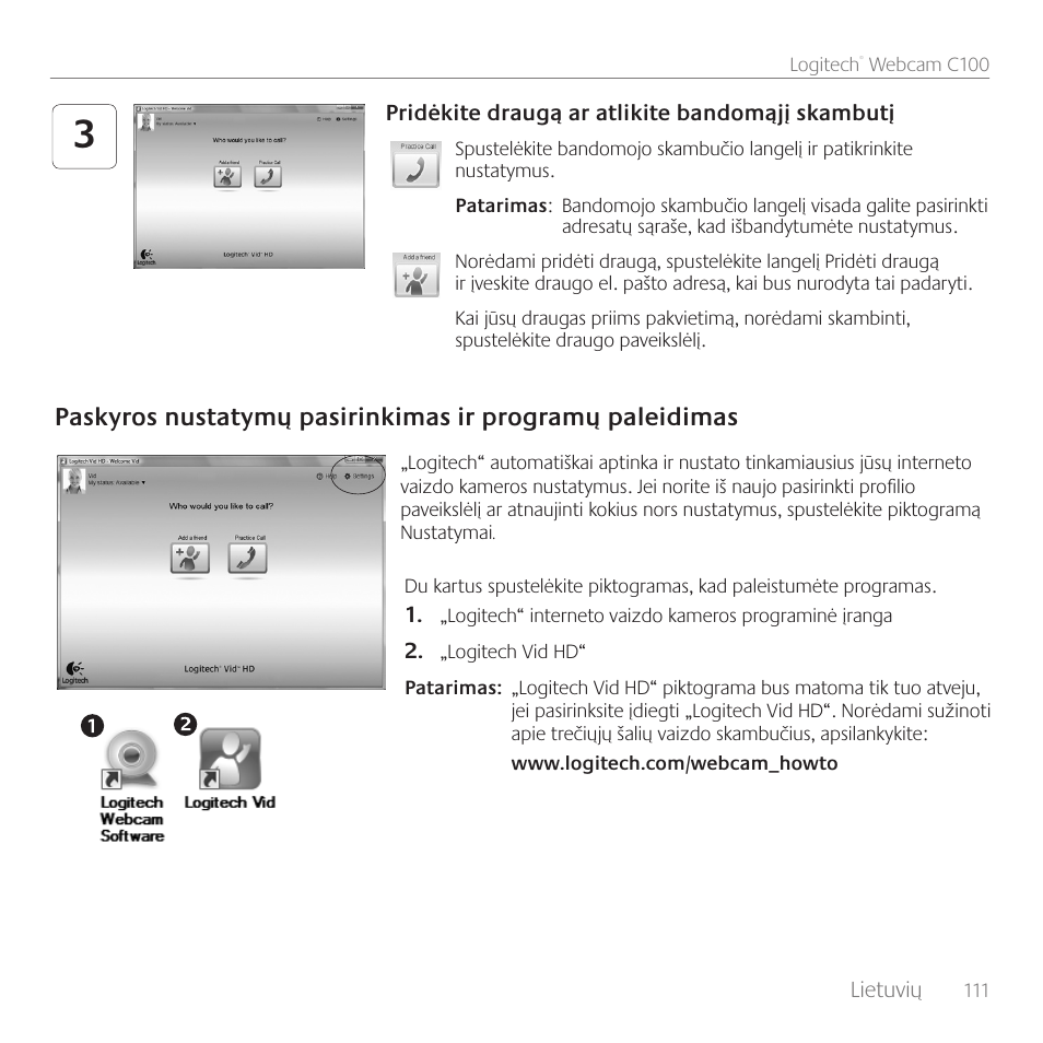 Logitech C100 User Manual | Page 111 / 132