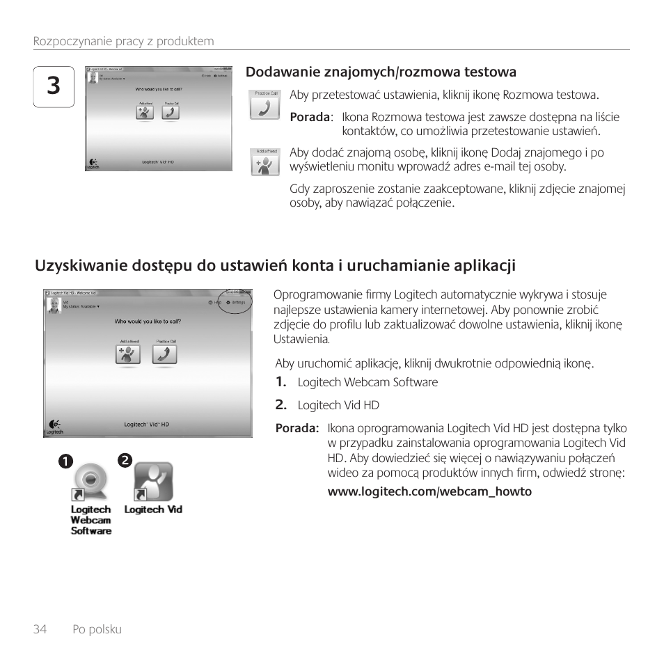 Logitech C100 User Manual | Page 34 / 132