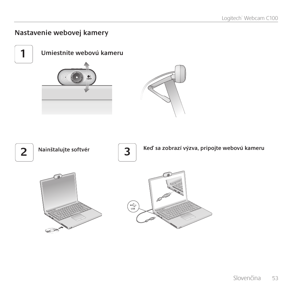 Logitech C100 User Manual | Page 53 / 132
