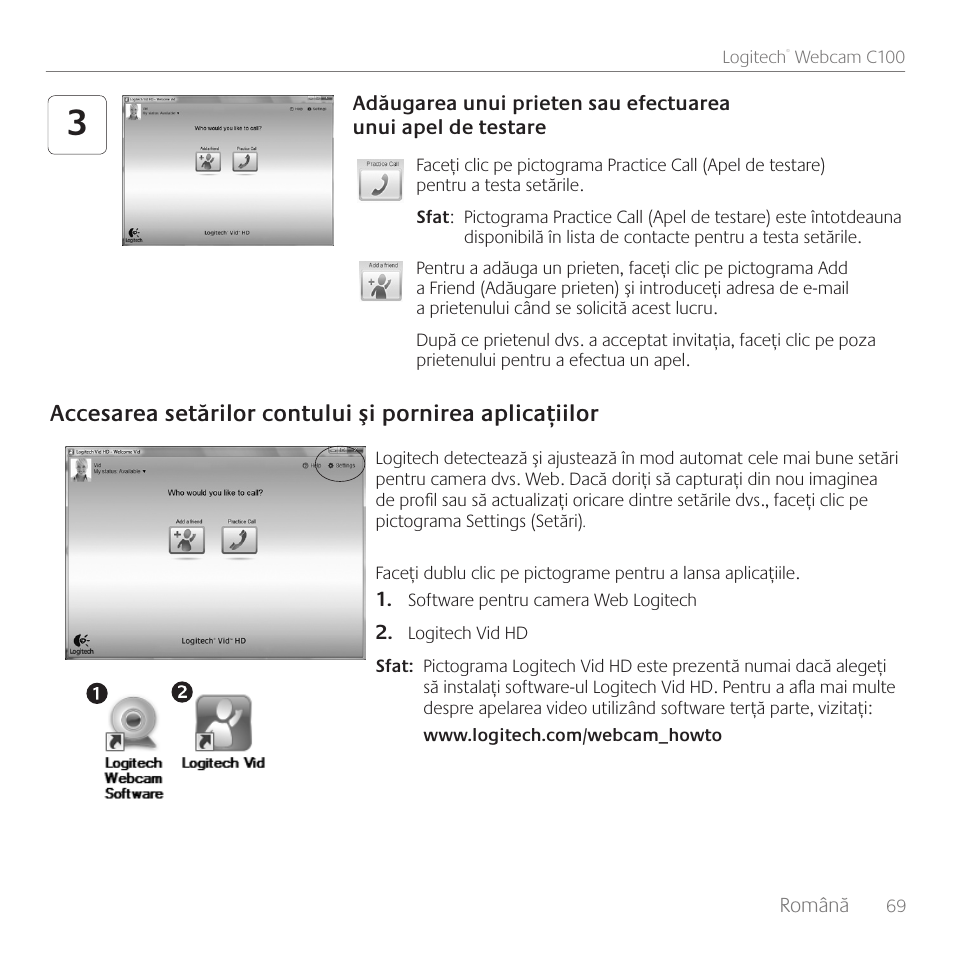 Logitech C100 User Manual | Page 69 / 132
