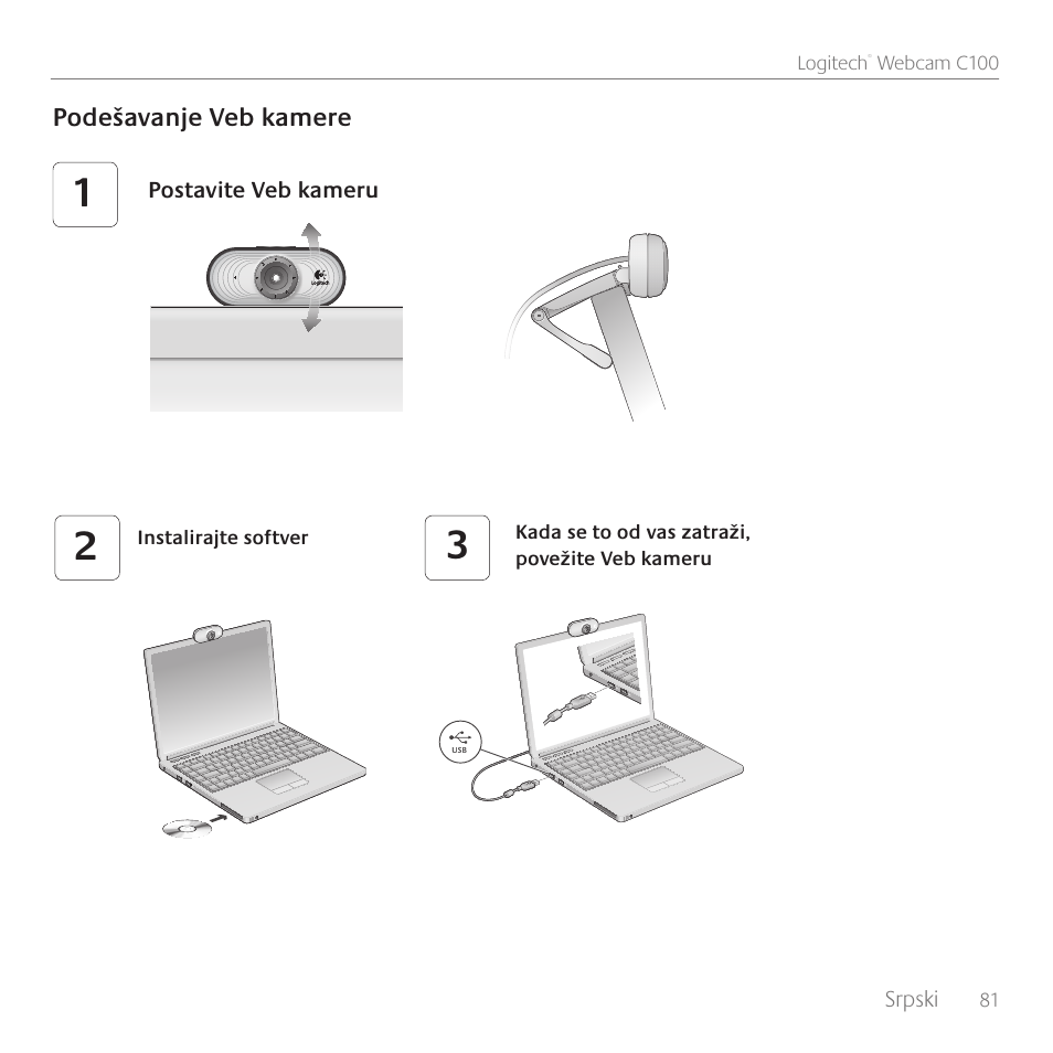 Logitech C100 User Manual | Page 81 / 132