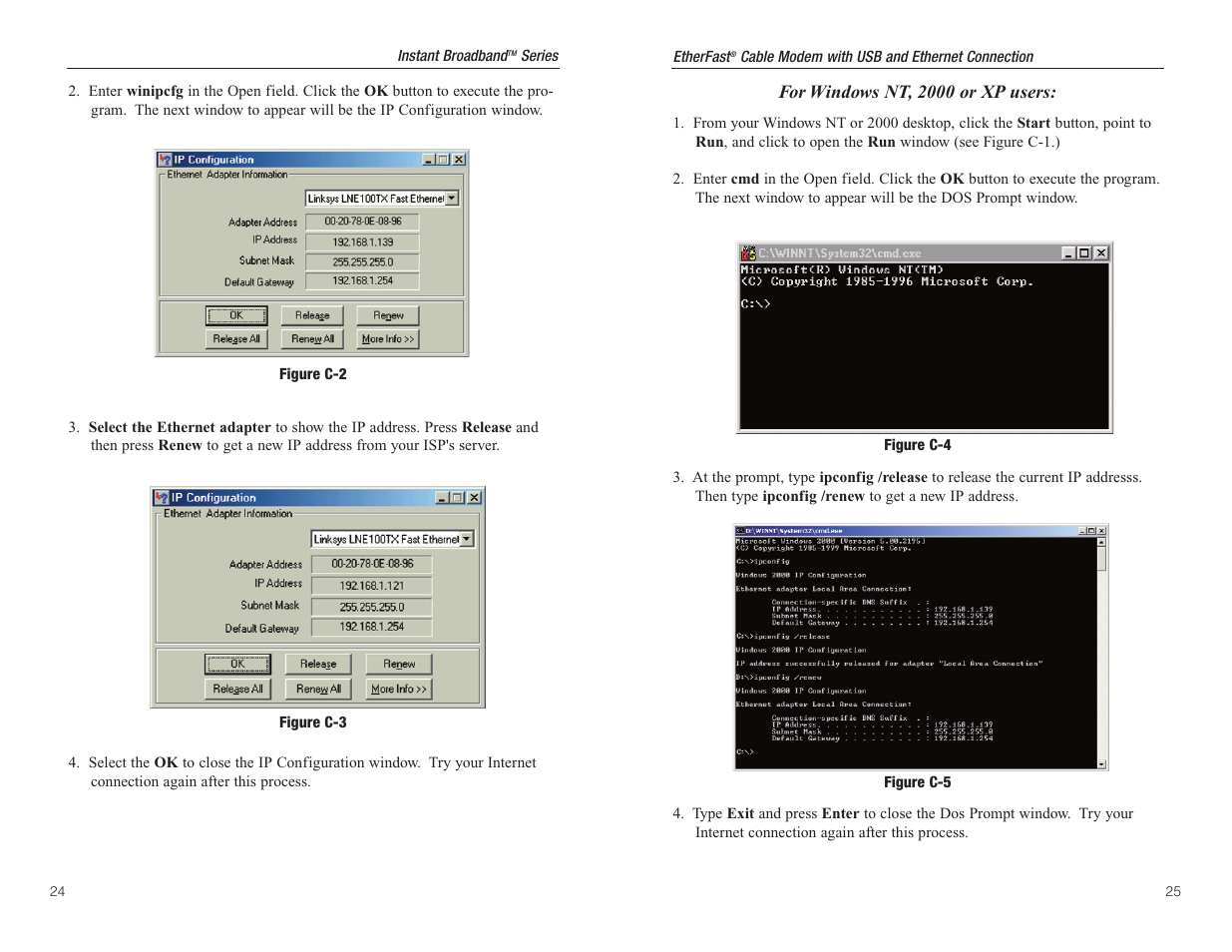 Linksys EtherFast BEFCMU10 User Manual | Page 15 / 18