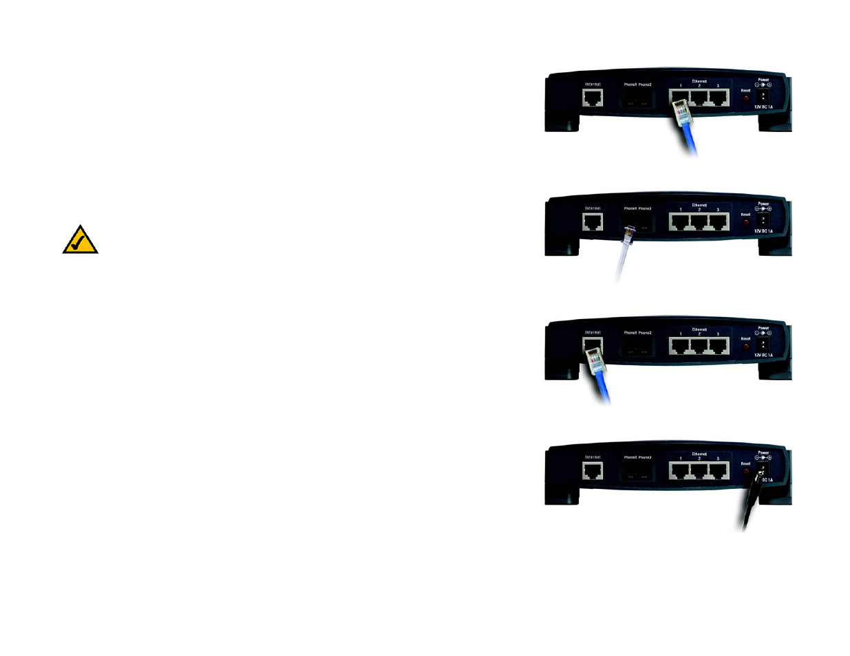 Connection instructions | Linksys RT31P2-NA User Manual | Page 15 / 81