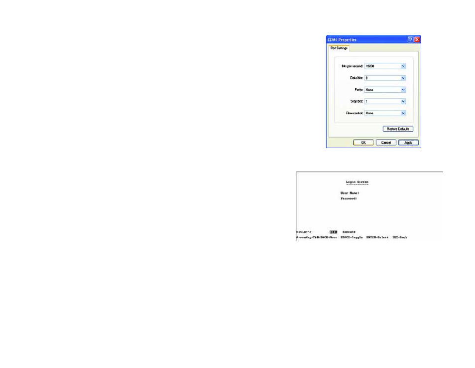 Connecting to the switch through a telnet session | Linksys SRW2024 User Manual | Page 29 / 134