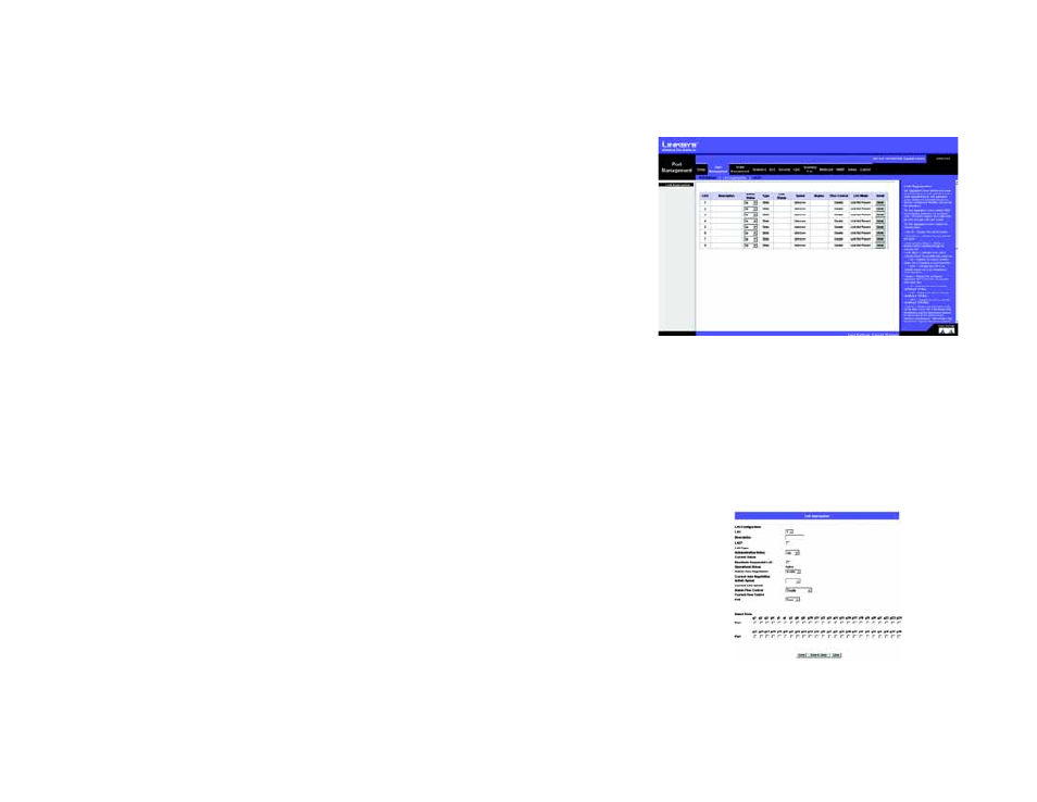 Port management tab - link aggregation | Linksys SRW2024 User Manual | Page 49 / 134