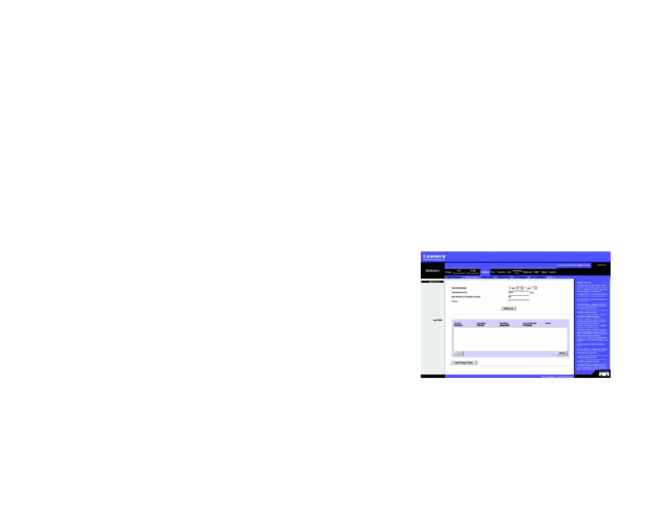 Statistics tab - rmon history | Linksys SRW2024 User Manual | Page 56 / 134