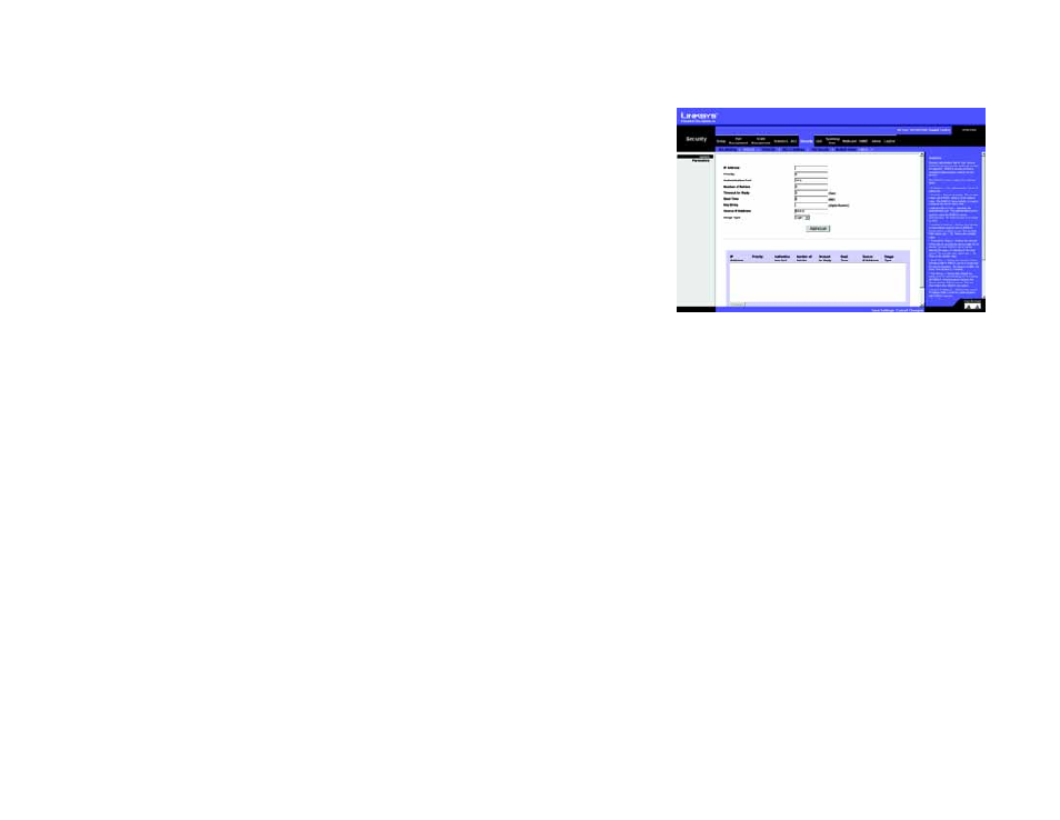 Security tab - radius | Linksys SRW2024 User Manual | Page 67 / 134