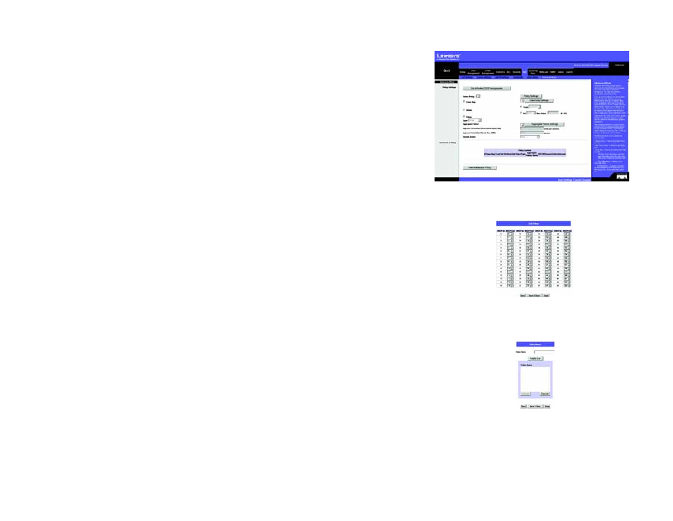 Qos tab - advanced mode | Linksys SRW2024 User Manual | Page 76 / 134