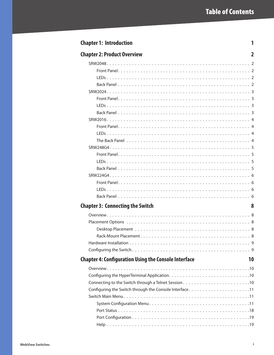Linksys BUSINESS SERIES SRW224G4 User Manual | Page 3 / 96