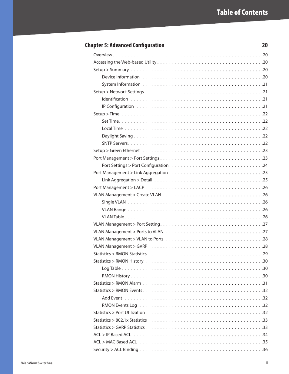 Linksys BUSINESS SERIES SRW224G4 User Manual | Page 4 / 96