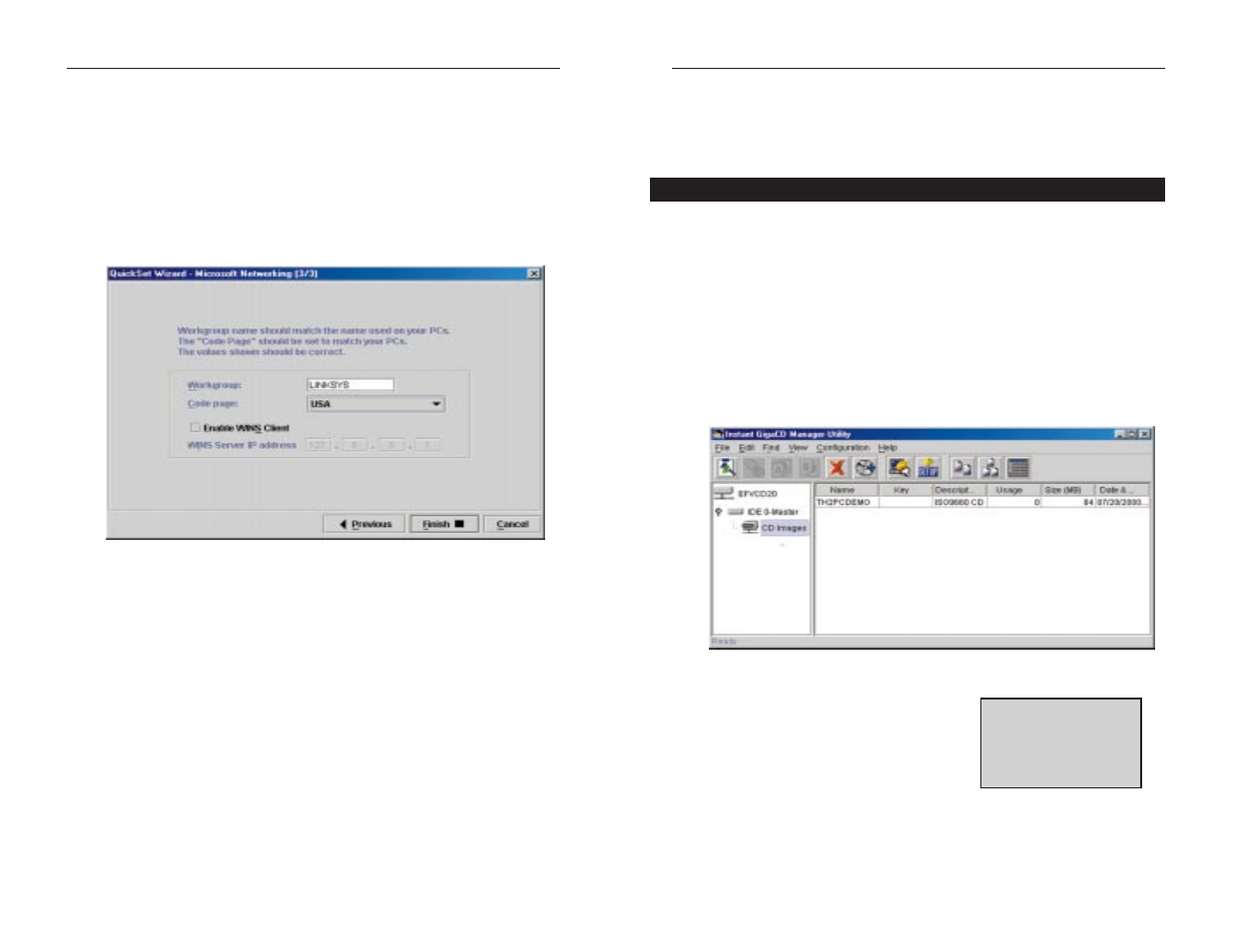 Using the etherfast instant gigacd server | Linksys EFVCD20 User Manual | Page 8 / 19