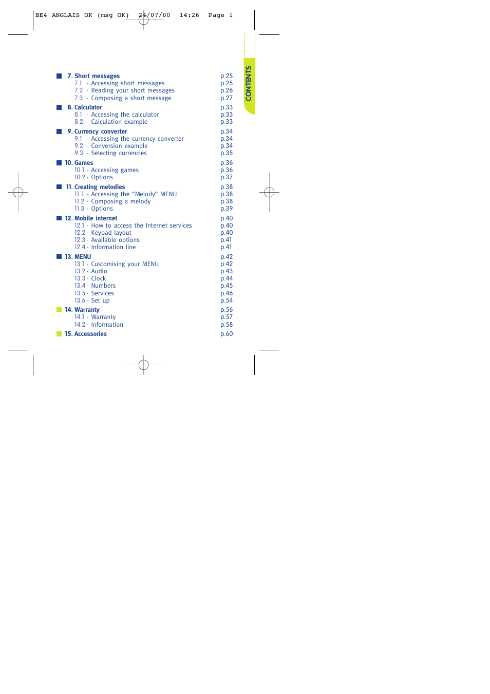Alcatel One Touch 301 User Manual | Page 3 / 64