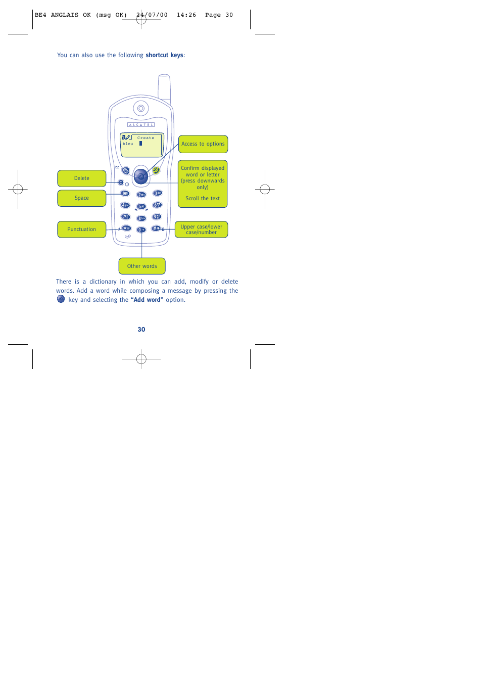 Alcatel One Touch 301 User Manual | Page 32 / 64