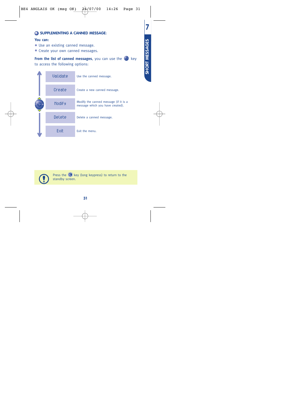 Alcatel One Touch 301 User Manual | Page 33 / 64