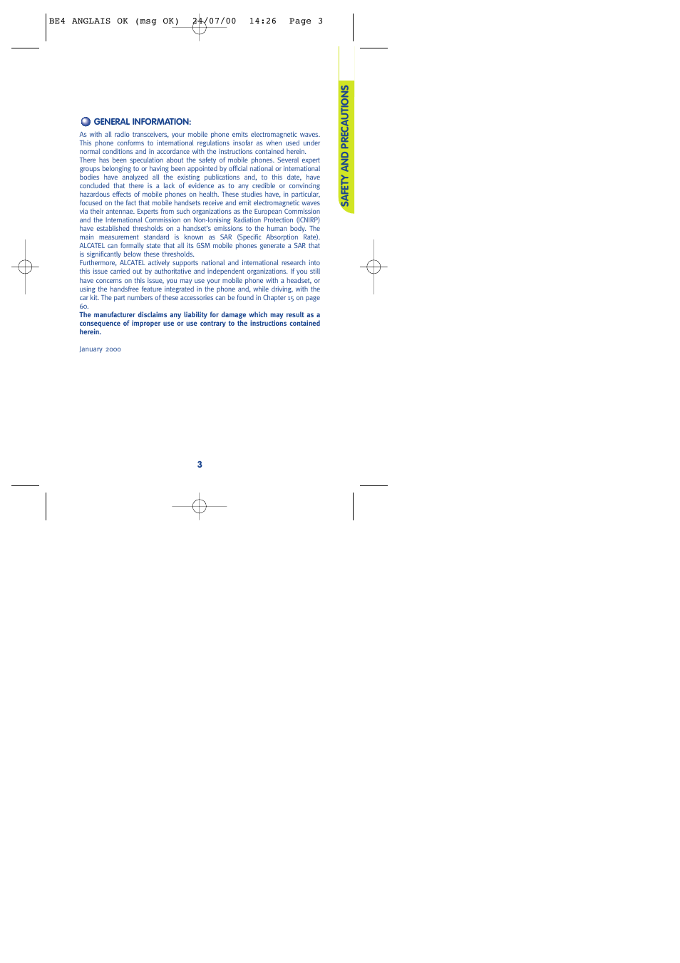 Alcatel One Touch 301 User Manual | Page 5 / 64