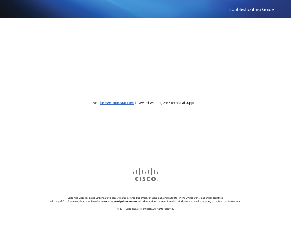 Troubleshooting﻿guide | Linksys USB NETWORK ADAPTER AE2500 User Manual | Page 14 / 14