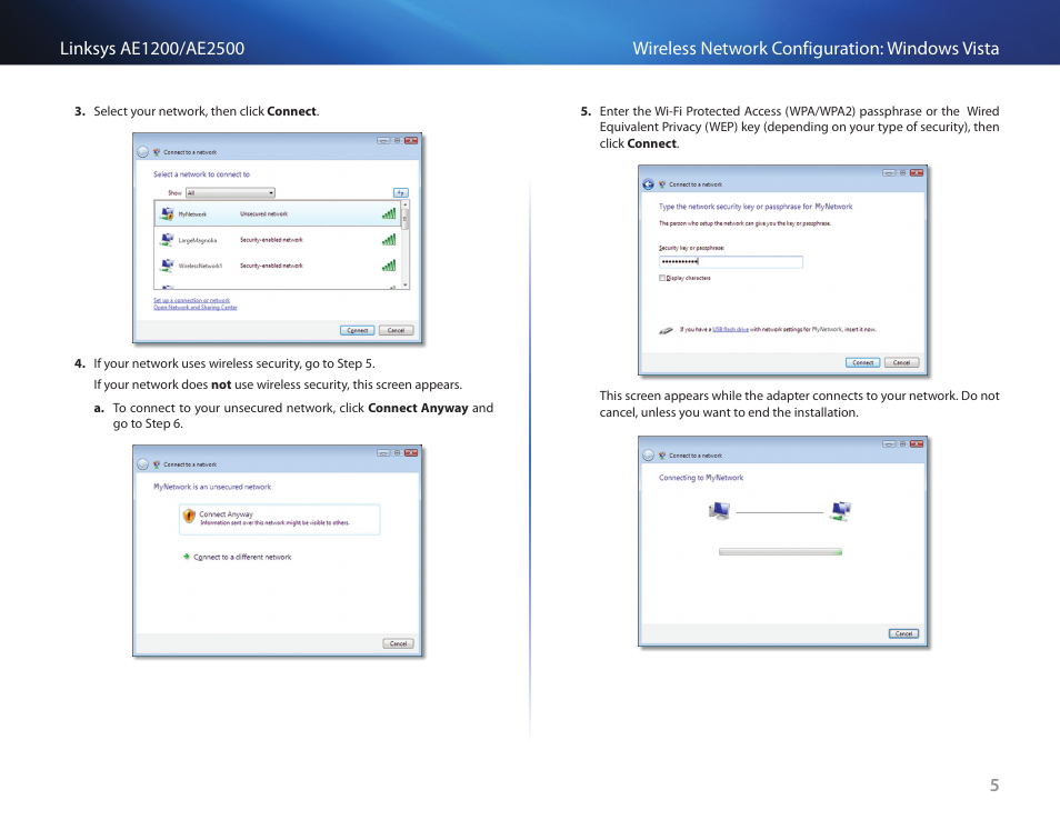 Linksys USB NETWORK ADAPTER AE2500 User Manual | Page 7 / 14