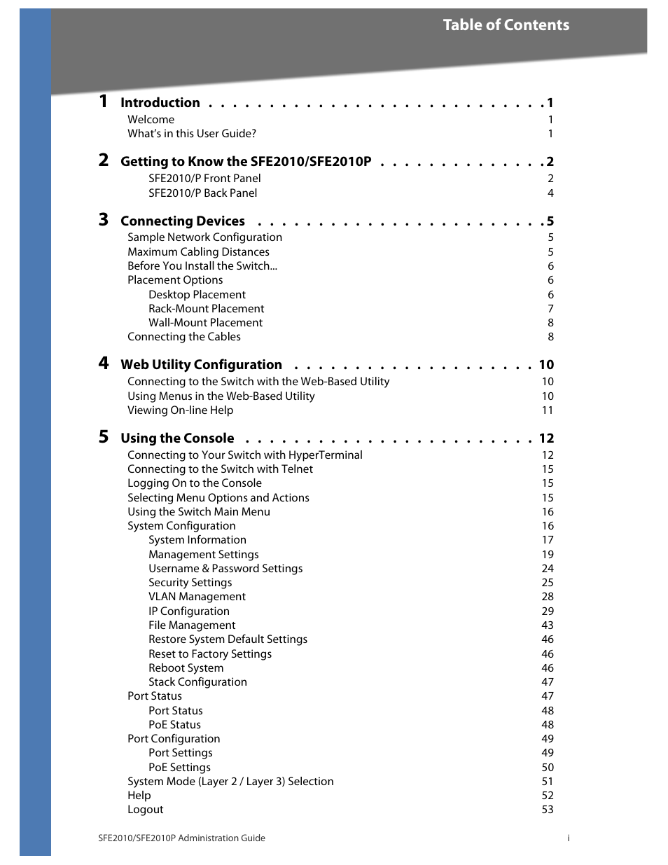 Linksys SFE2010 User Manual | Page 2 / 67