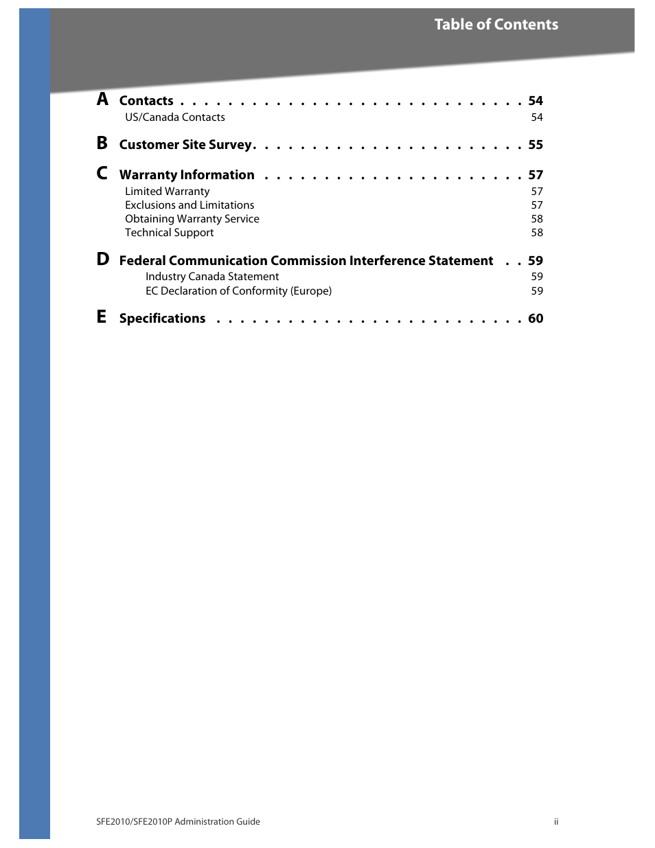 Linksys SFE2010 User Manual | Page 3 / 67