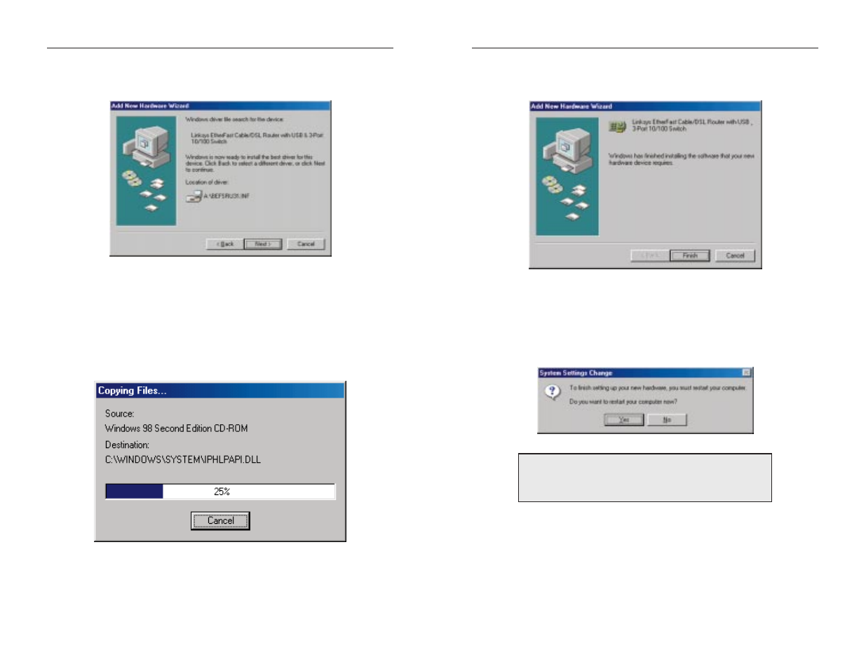 Linksys BEFSRU31 User Manual | Page 15 / 39