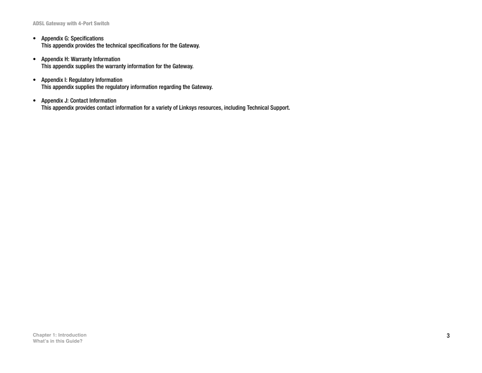 Linksys AG041 (EU) User Manual | Page 10 / 80