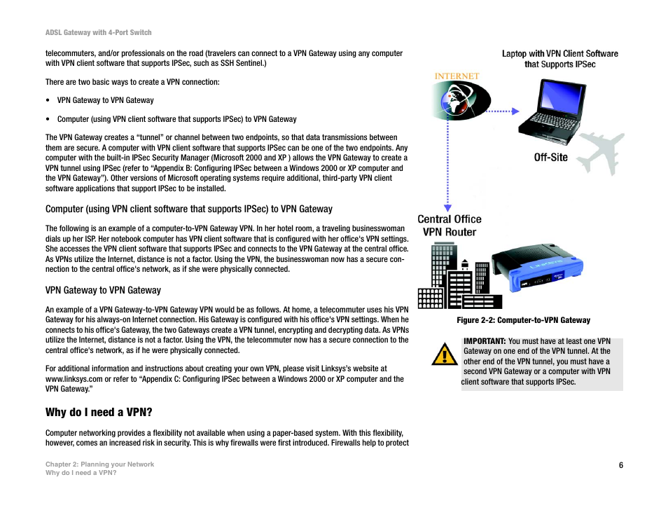 Why do i need a vpn | Linksys AG041 (EU) User Manual | Page 13 / 80