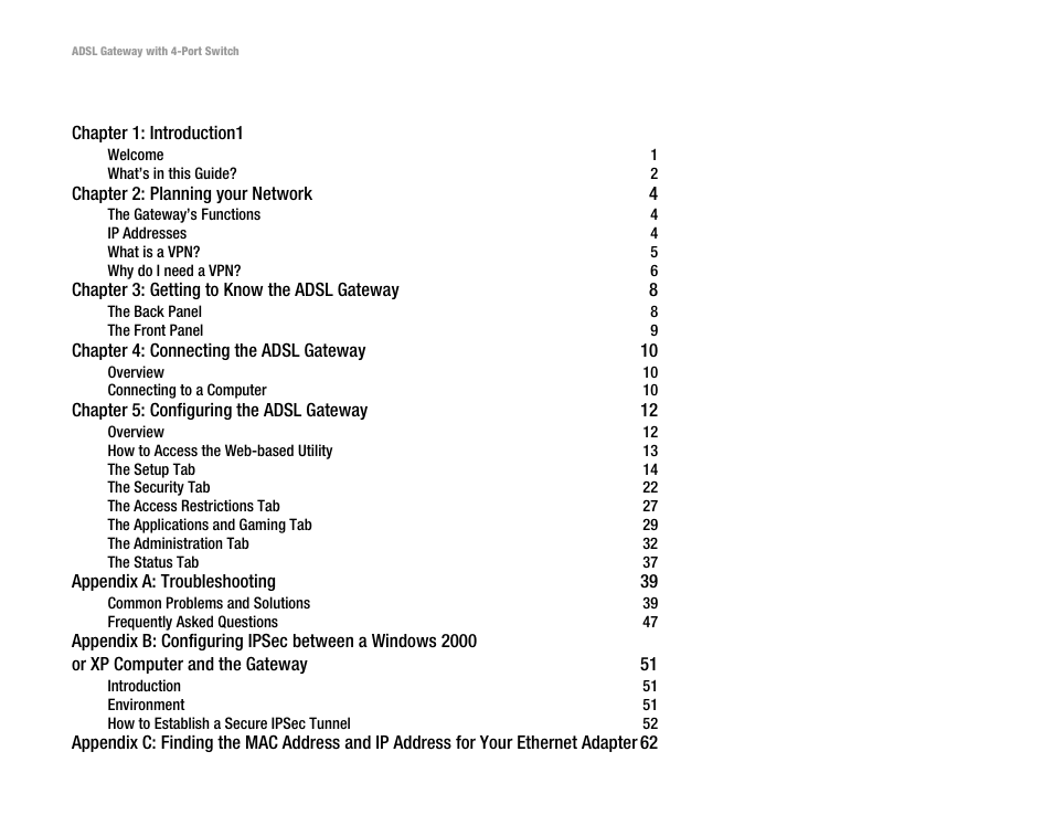 Linksys AG041 (EU) User Manual | Page 3 / 80