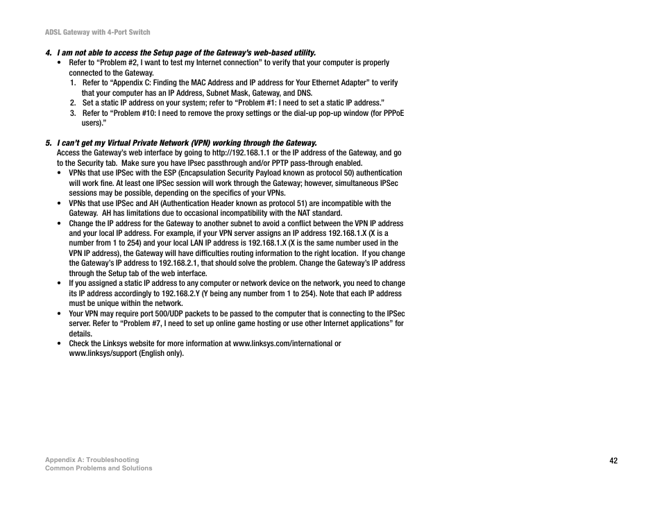 Linksys AG041 (EU) User Manual | Page 49 / 80