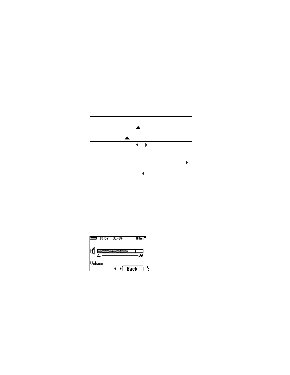 Adjusting the speaker volume | Linksys CallManager 7920 User Manual | Page 36 / 74