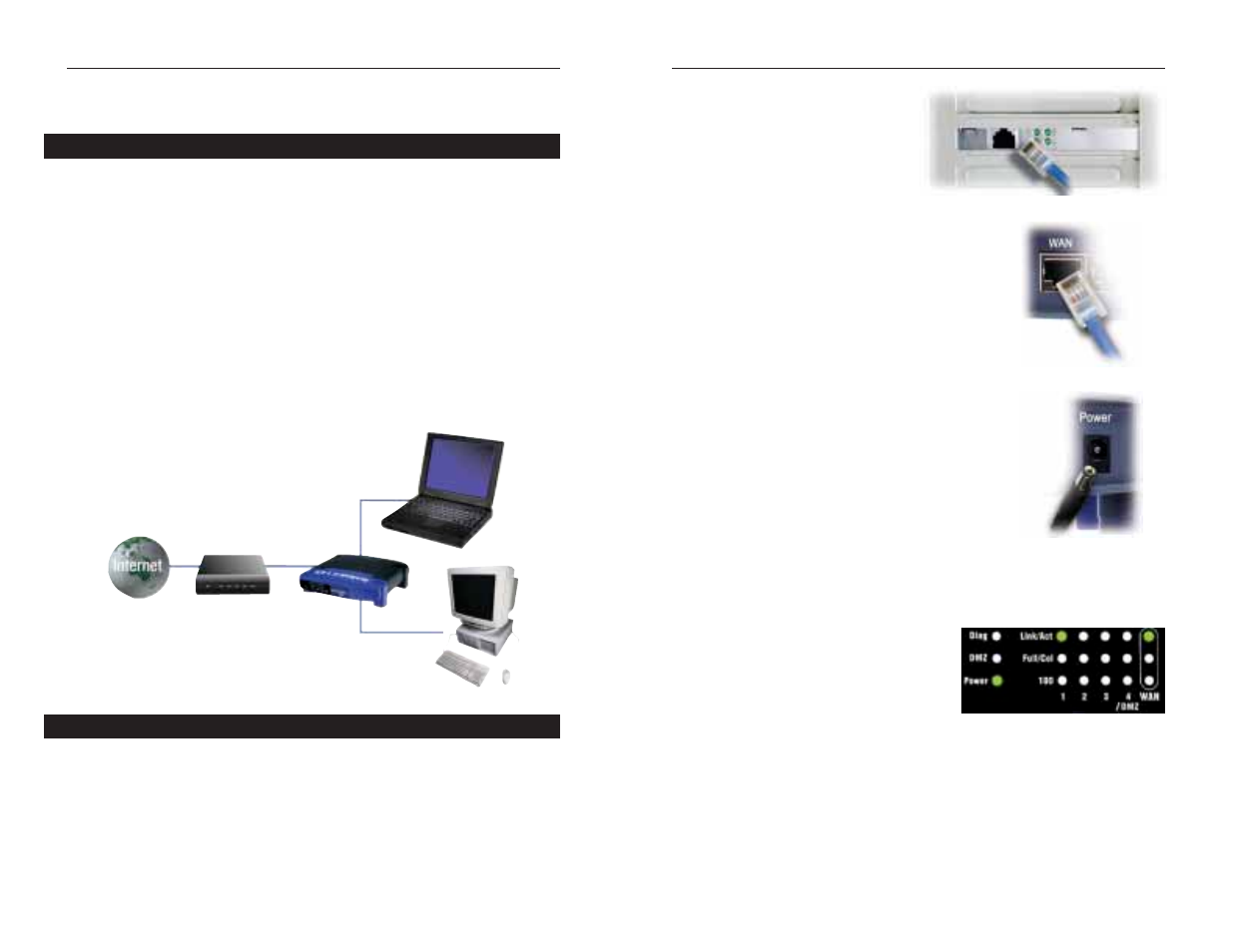 Chapter 4: connect the router, Wan lan | Linksys Etherfast BEFSX41 User Manual | Page 10 / 75
