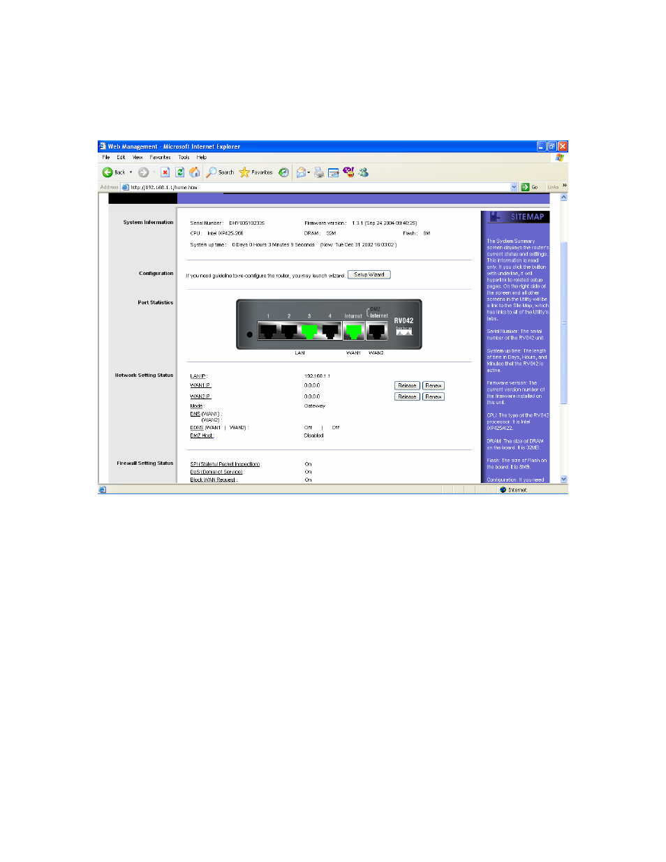 Linksys Router RV042 User Manual | Page 3 / 26