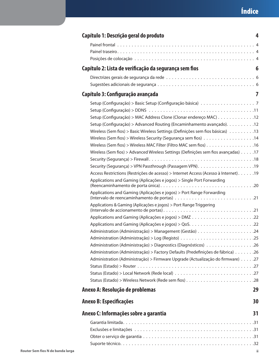Índice | Linksys IWIRELESS-N WRT160N User Manual | Page 115 / 168