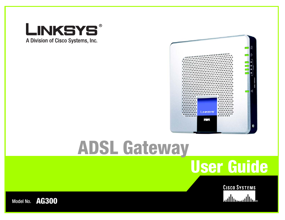 Linksys AG300 User Manual | 78 pages