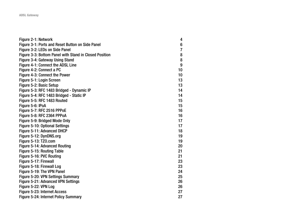 List of figures | Linksys AG300 User Manual | Page 5 / 78