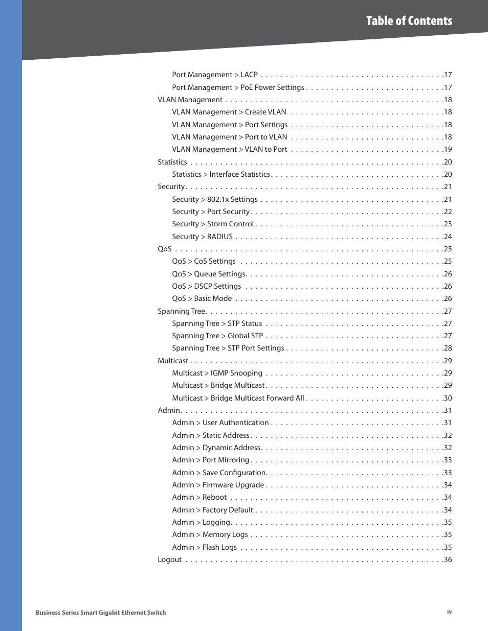 Linksys SLM248P User Manual | Page 4 / 56