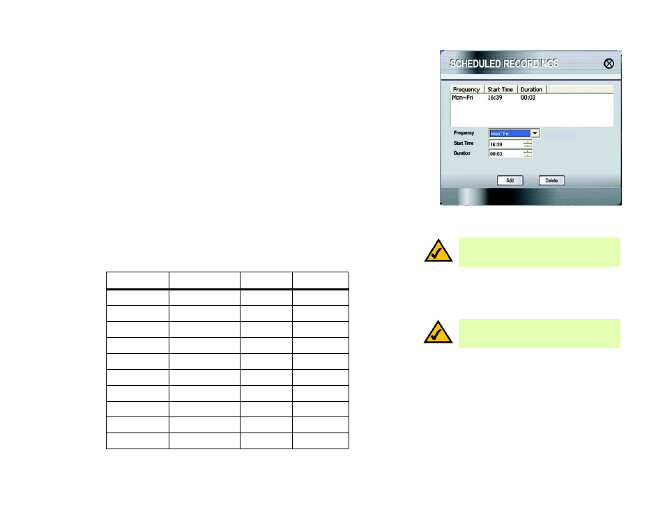 Scheduled recordings | Linksys WVC54GC User Manual | Page 36 / 91