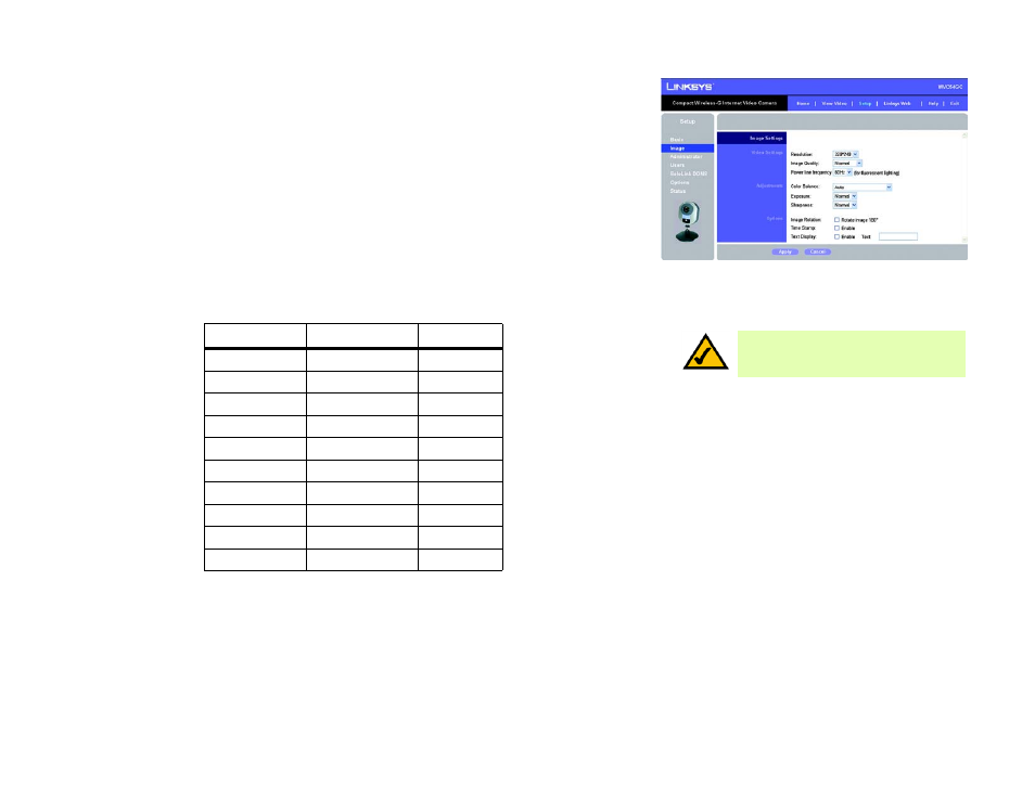 Linksys WVC54GC User Manual | Page 58 / 91