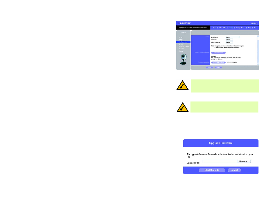 Linksys WVC54GC User Manual | Page 60 / 91